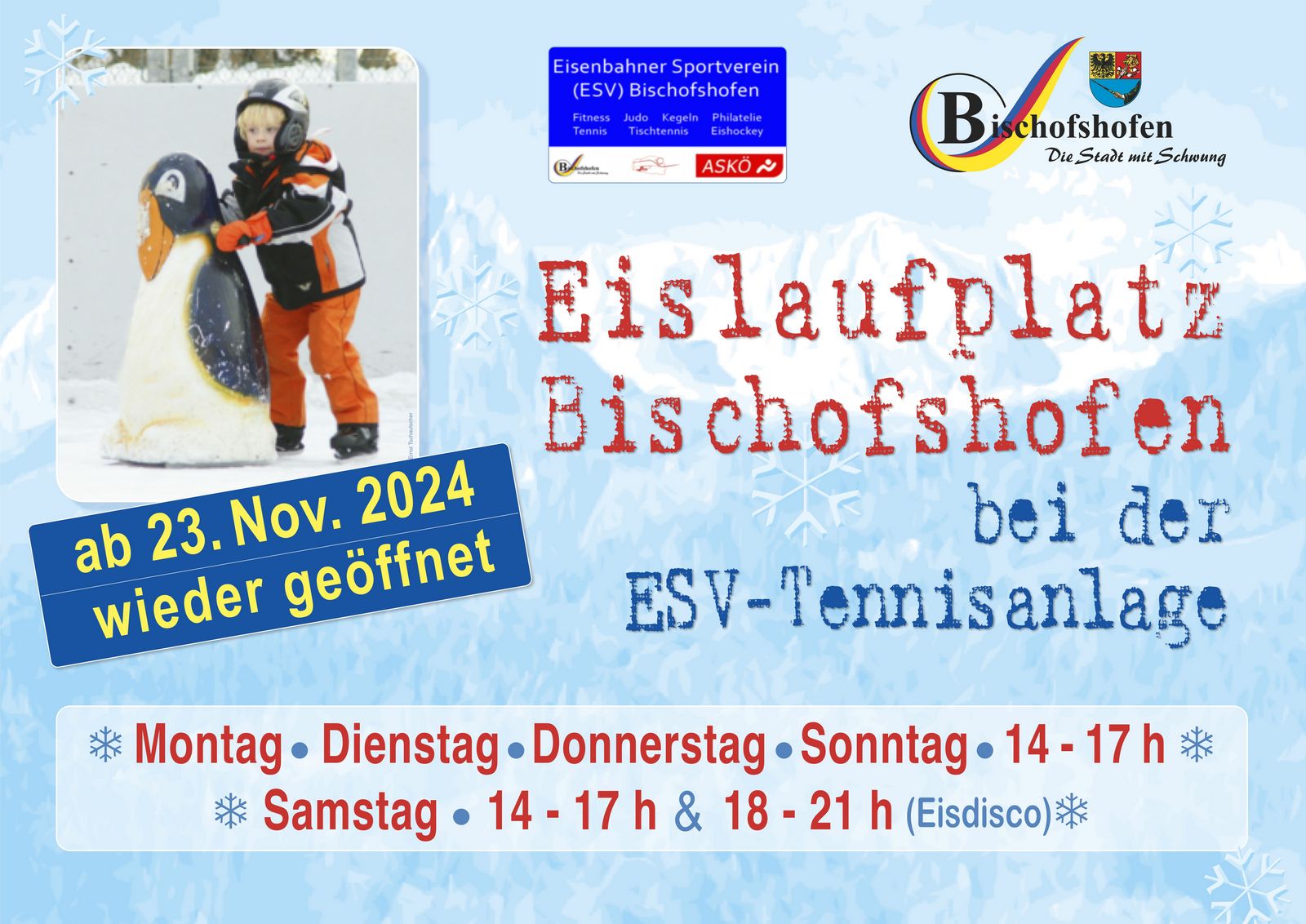 Plakat Eislaufplatz 2024 Eröffnung 23.11. klein